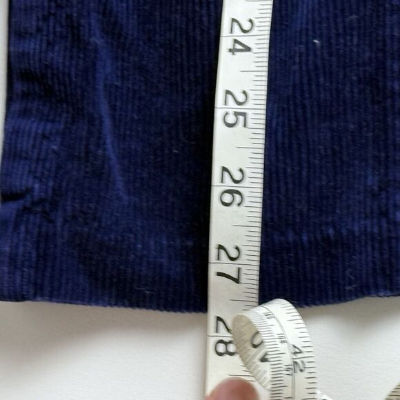 24 Months Vintage Popsicle Navy Blue Overalls 80s, 90s Cotton Corduroy Wide Wale - Picture 10 of 12